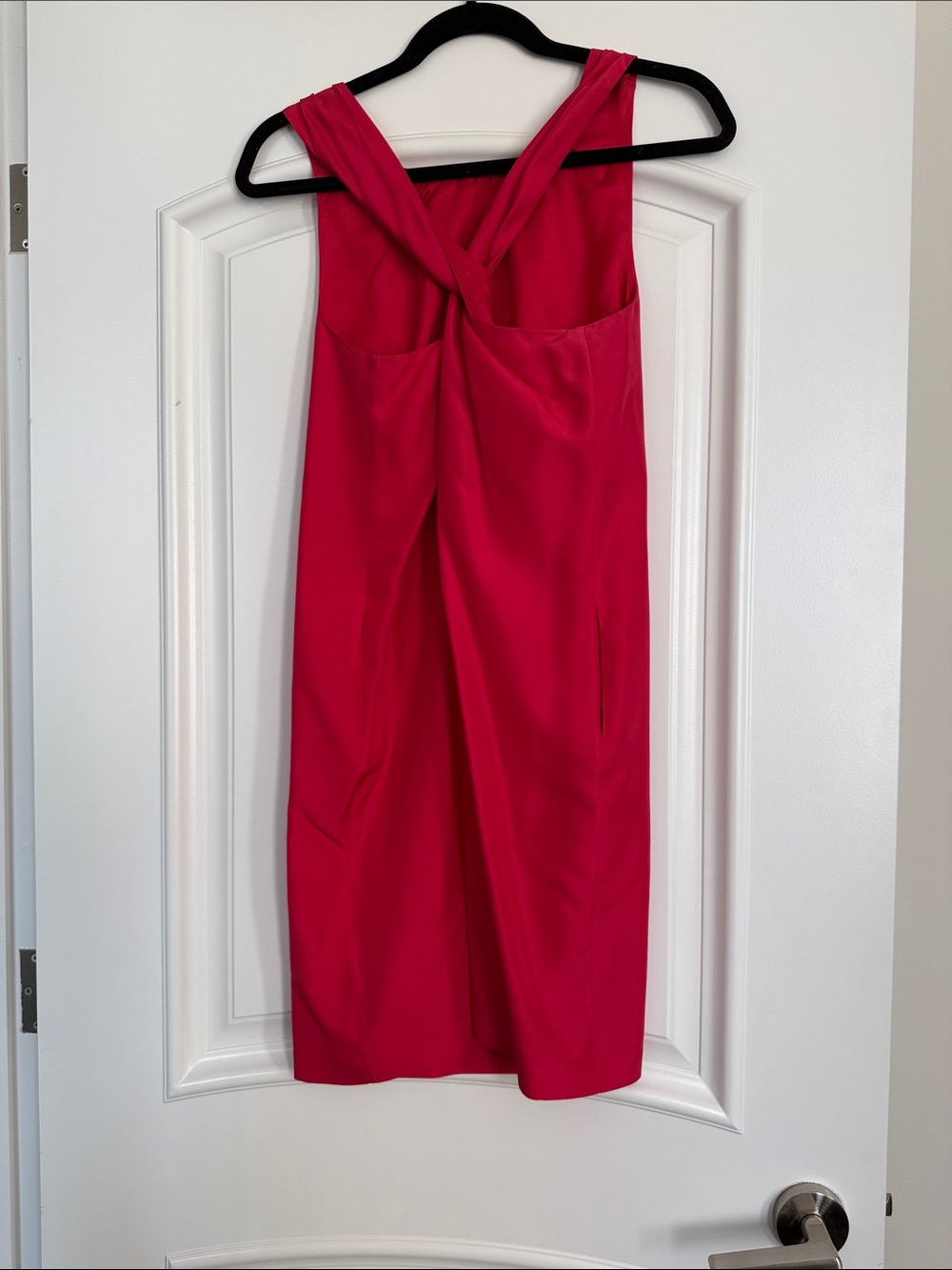 Banana Republic Silk Red Women's Dress - Picture 2 of 4